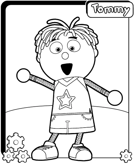Tickety Toc Coloring Pages 3