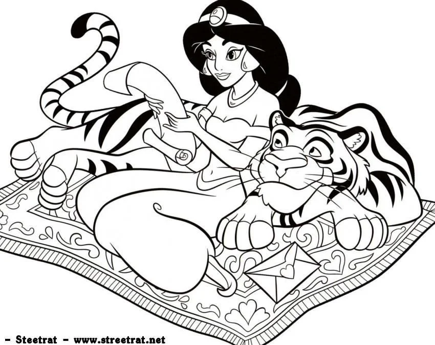 Desenhos de Tigre Para Colorir 104