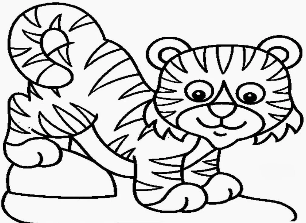 Tiger Coloring Pages 11