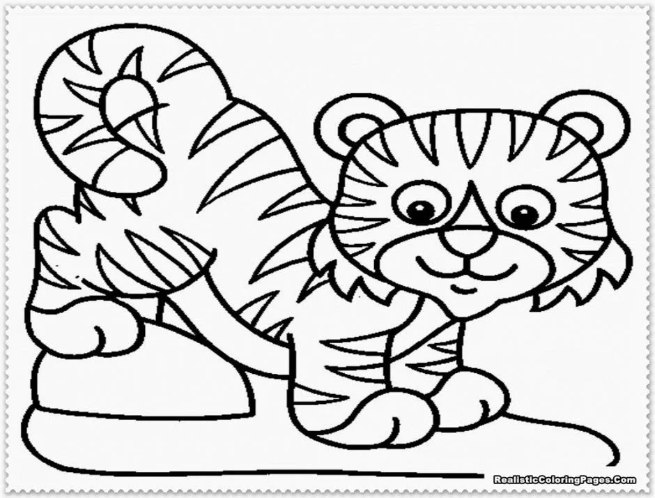 Tiger Coloring Pages 161
