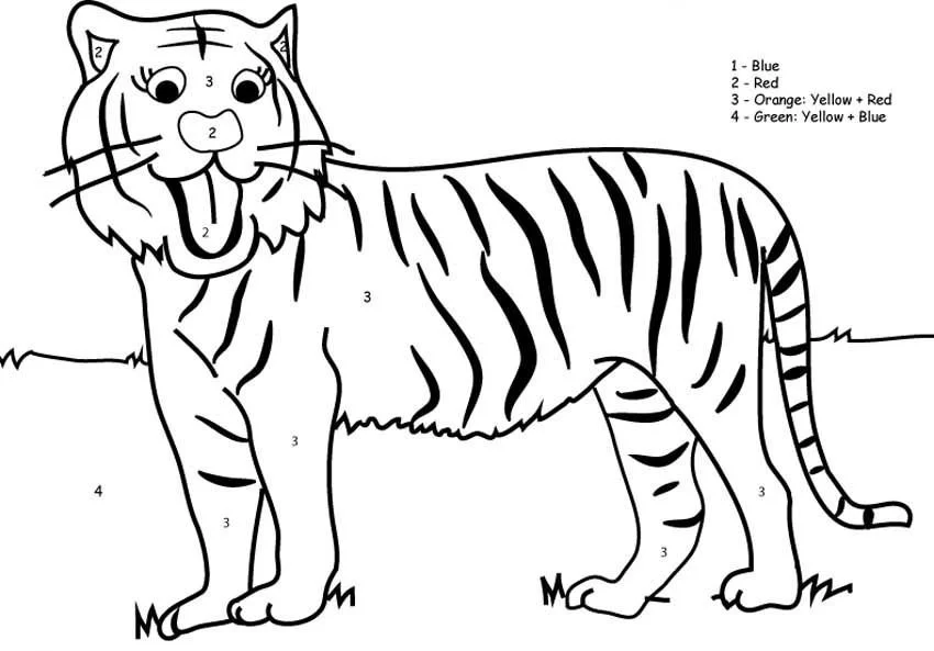 Tiger Coloring Pages 37