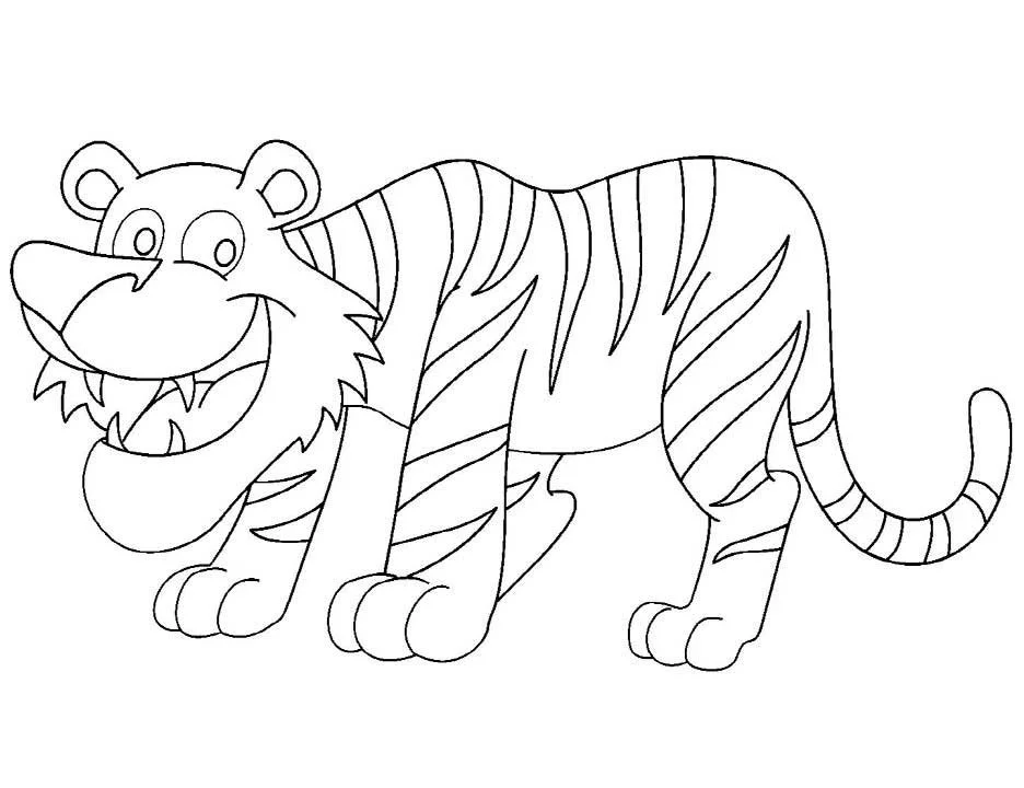 Tigres Para Colorear 48