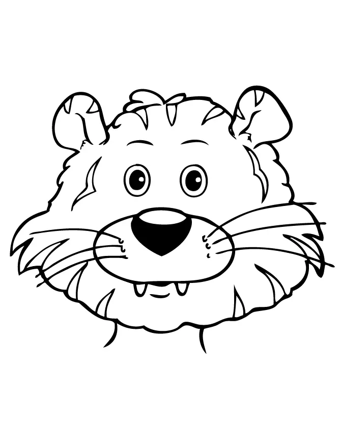 Desenhos de Tigre Para Colorir 59