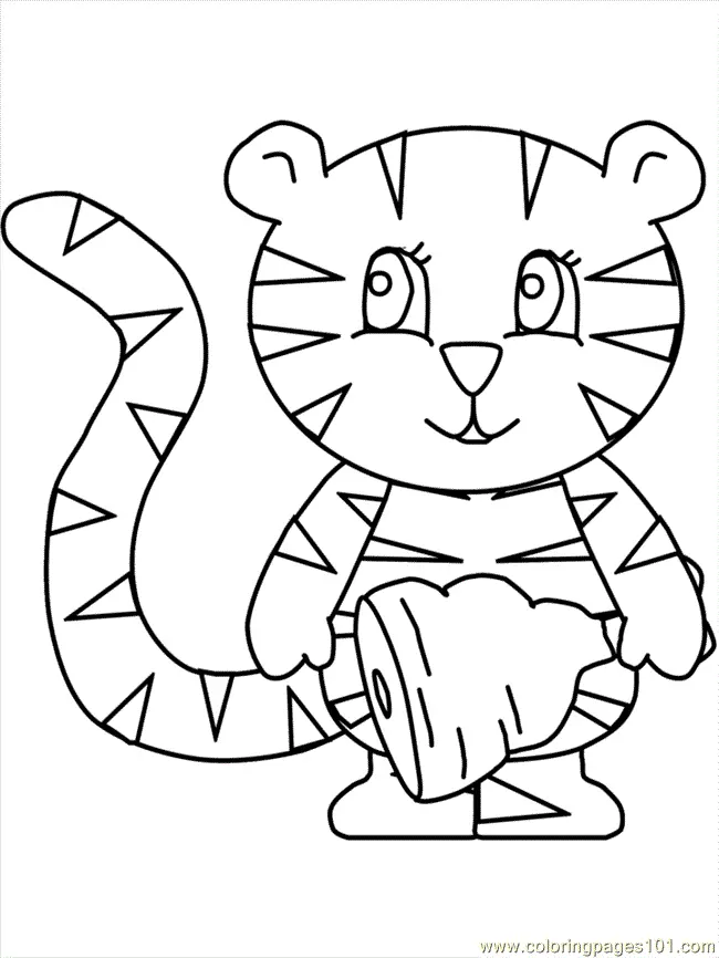 Tiger Ausmalbilder 69