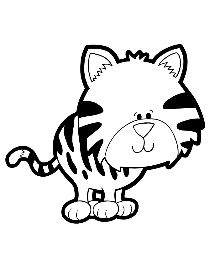 Tiger Coloring Pages 74