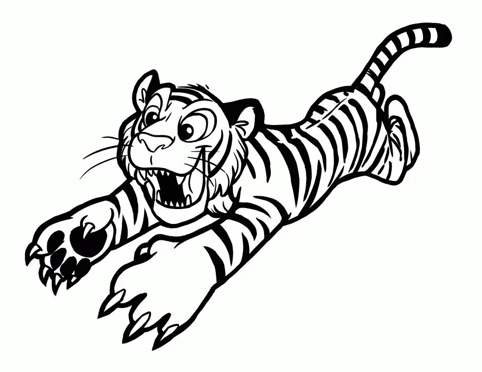 Tiger Coloring Pages 89