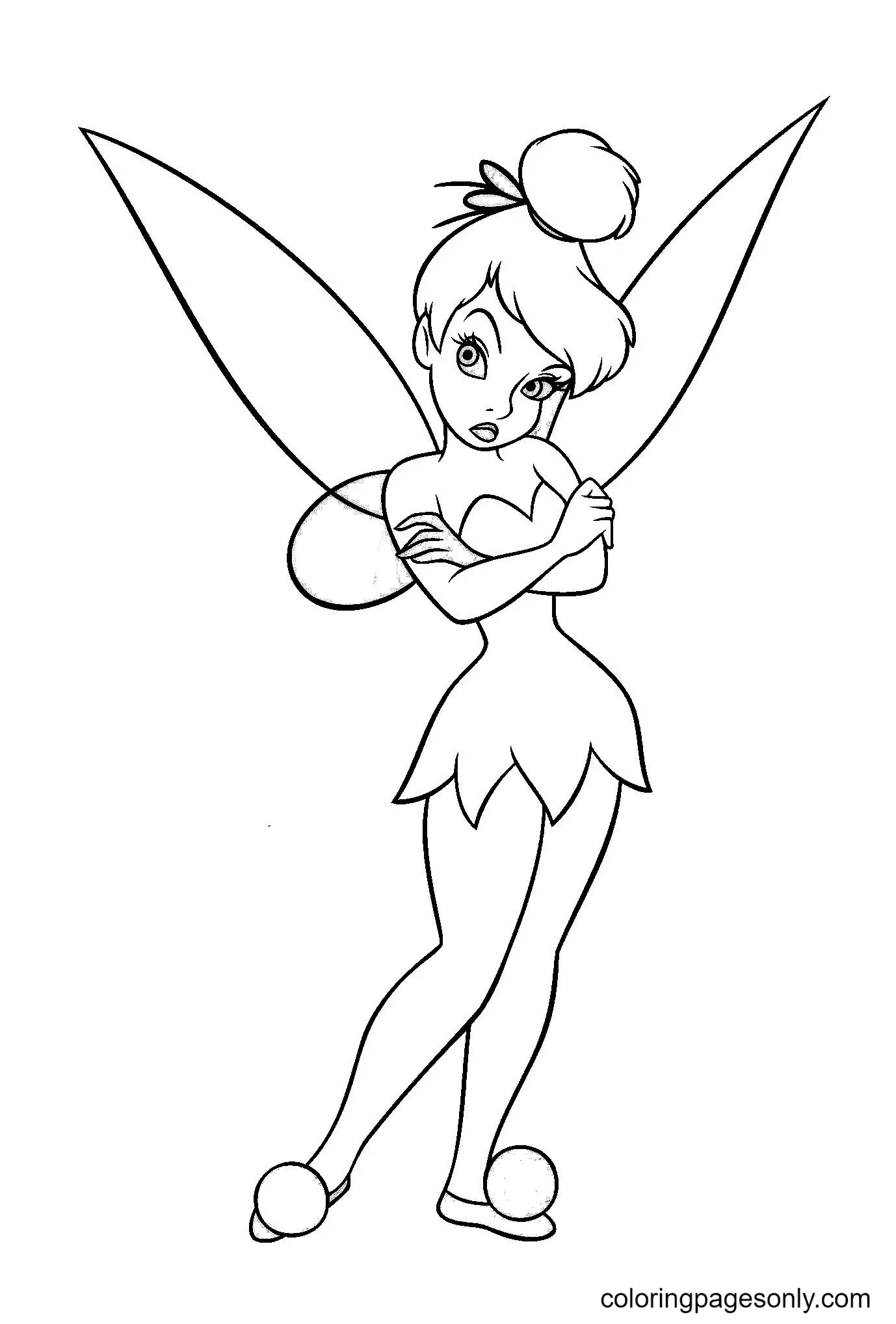 Desenhos de Tinkerbell Para Colorir 3