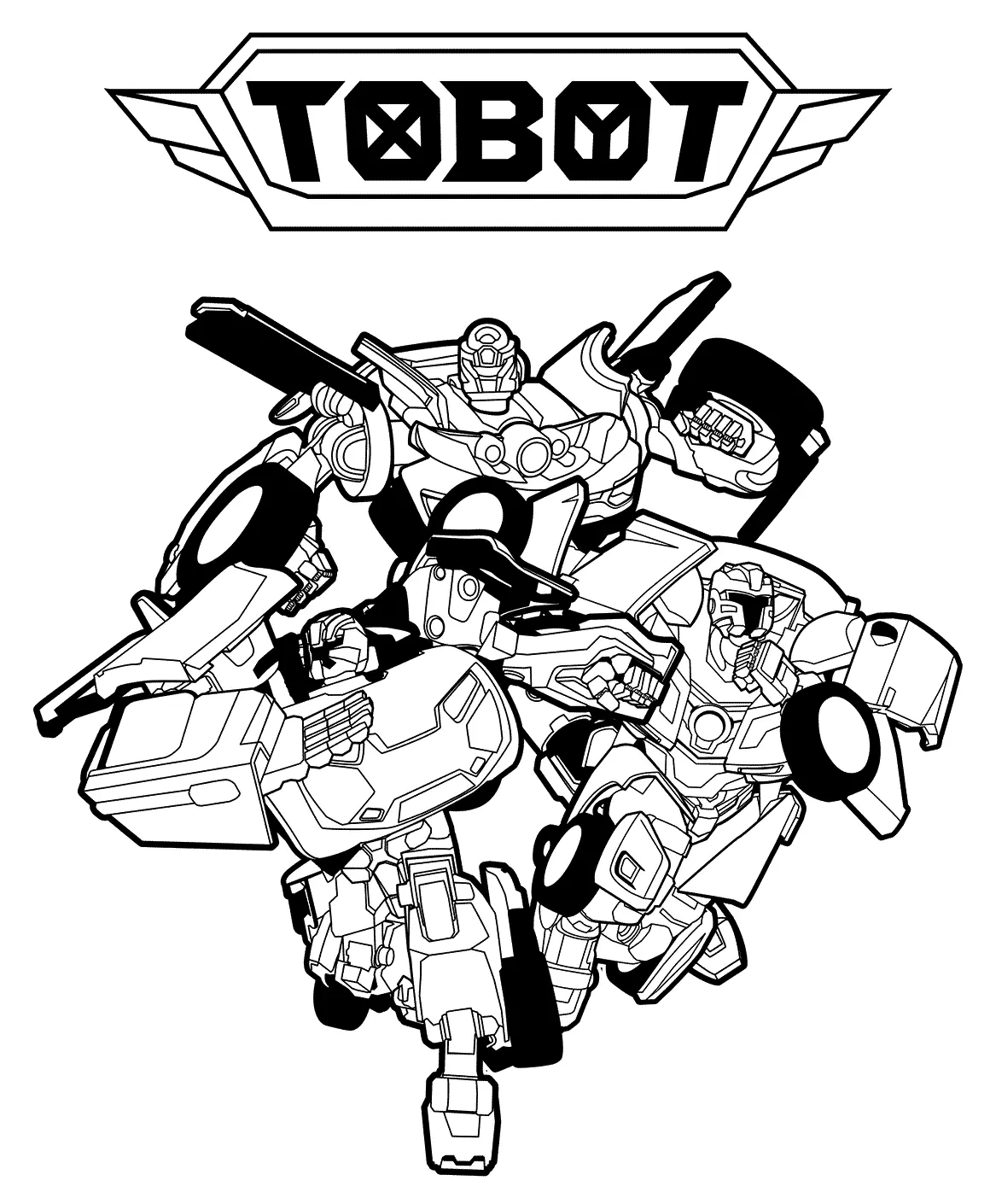 Tobot Ausmalbilder 12