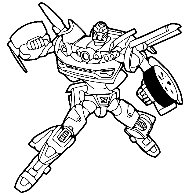 Tobot Ausmalbilder 2