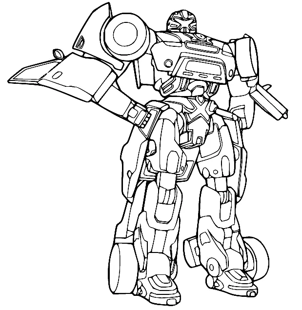 Tobot Ausmalbilder 4