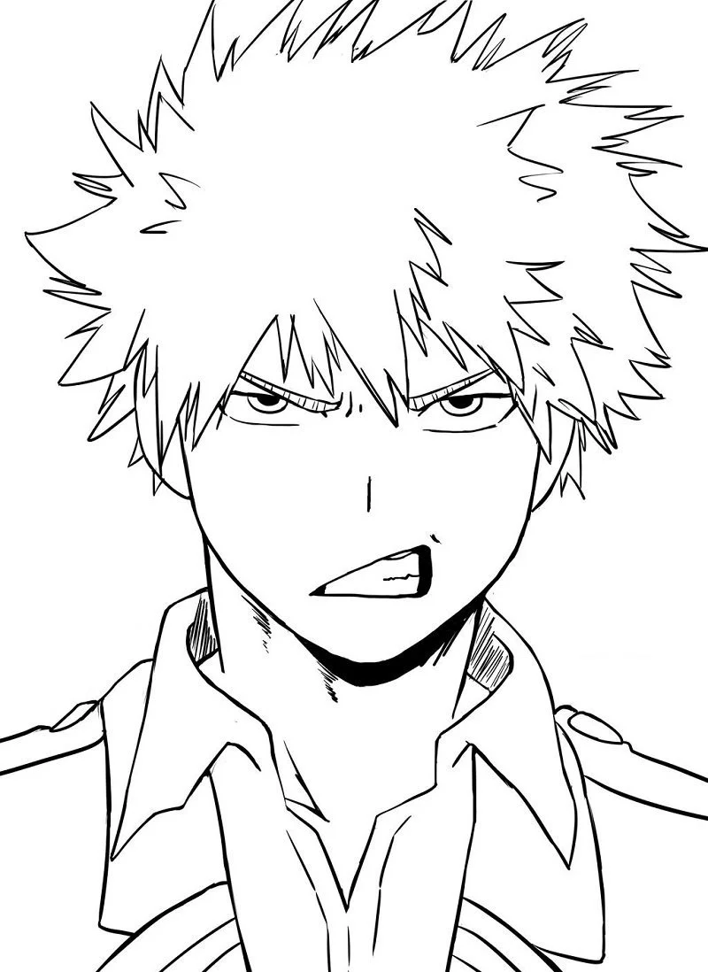 Todoroki Coloring Pages 14