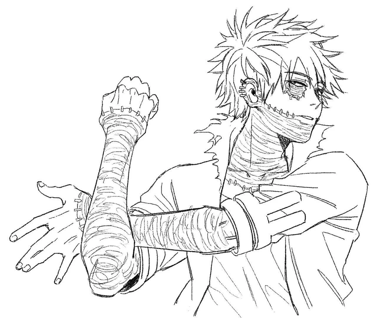 Todoroki Coloring Pages 17