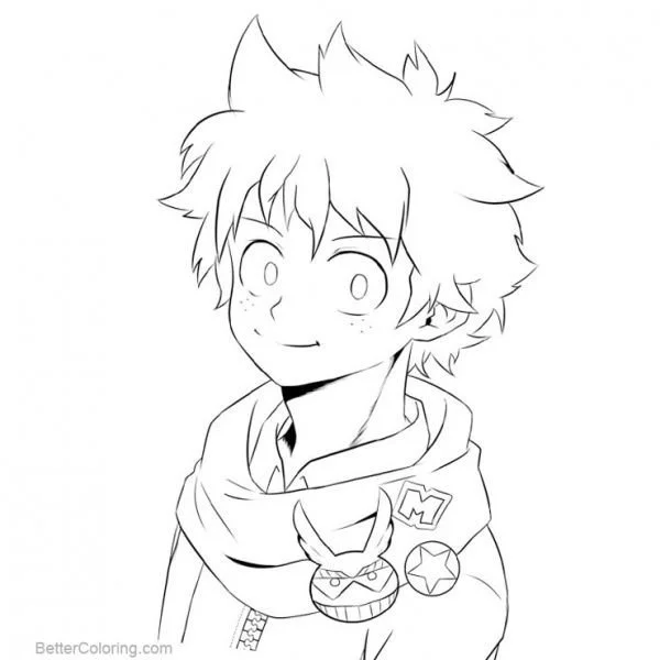 Todoroki Coloring Pages 26