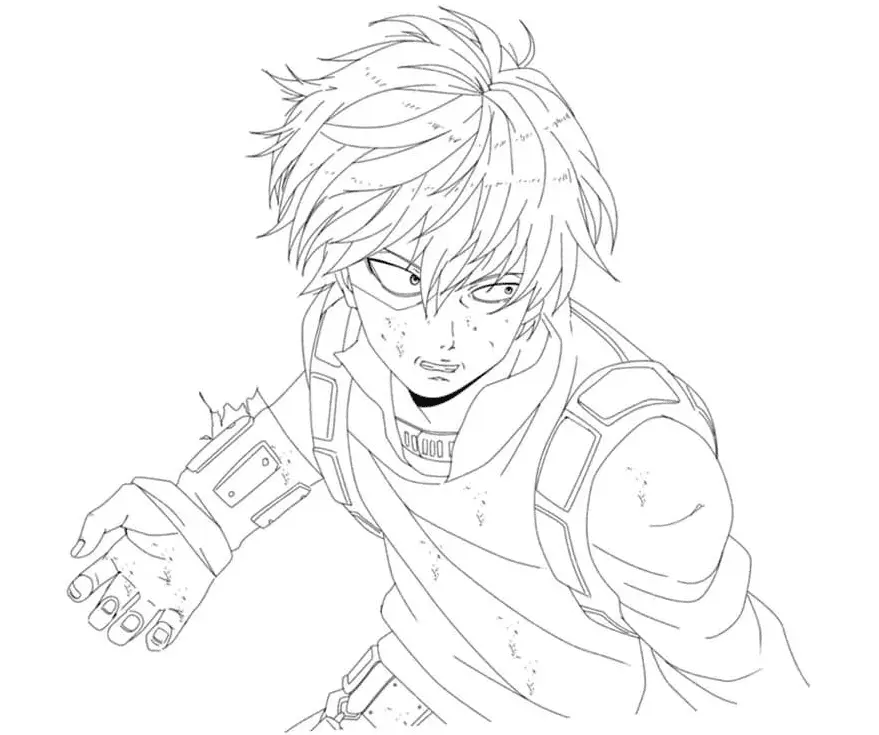 Todoroki Coloring Pages 38