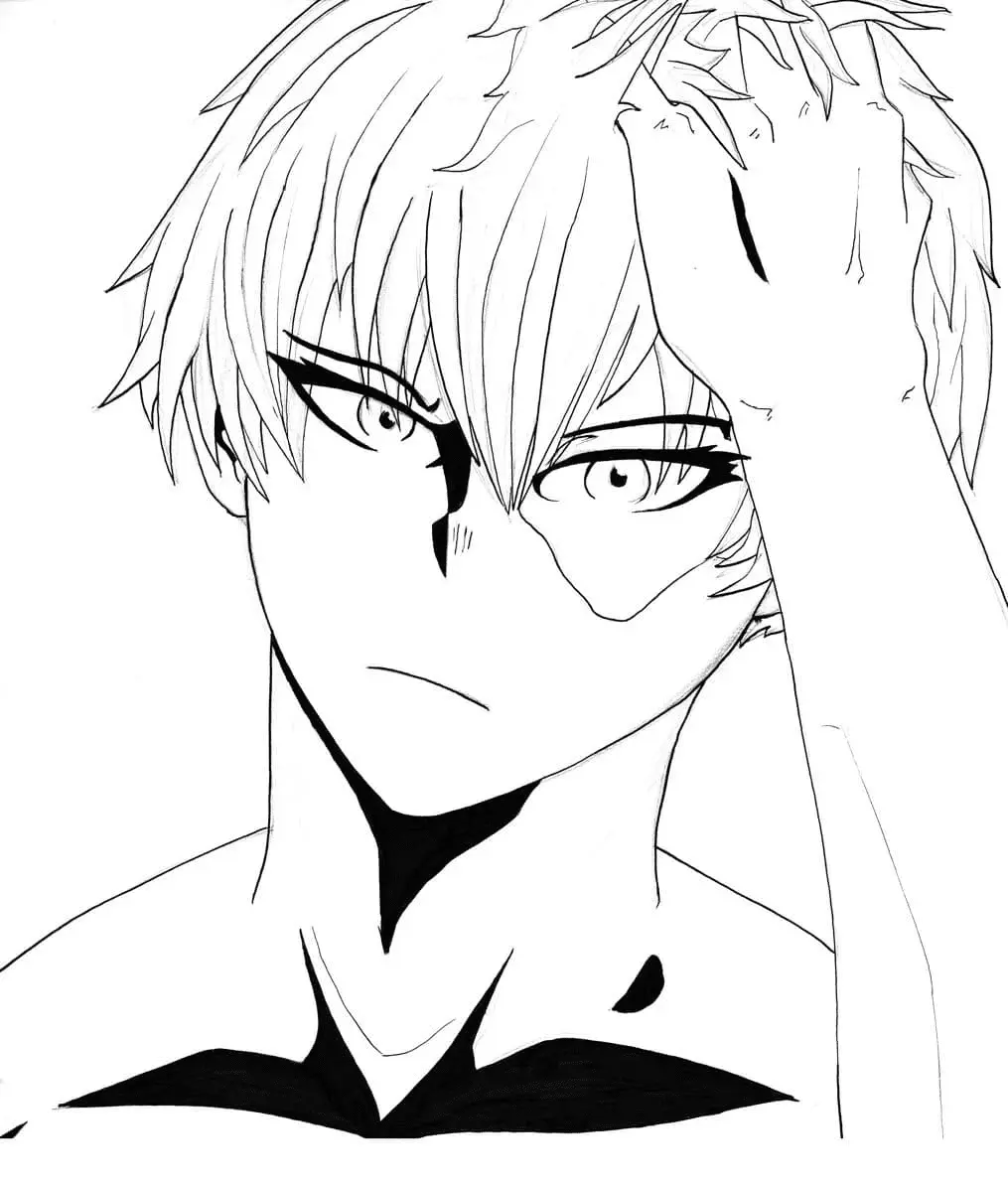 Todoroki Coloring Pages 45