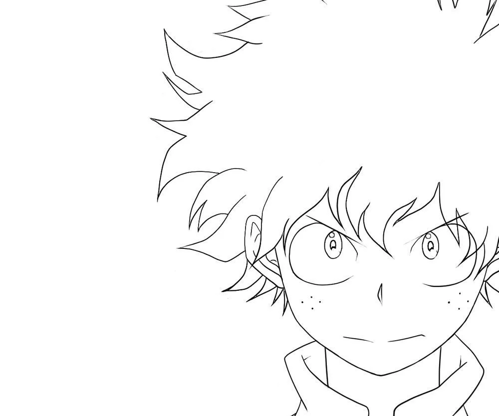 Todoroki Coloring Pages 8