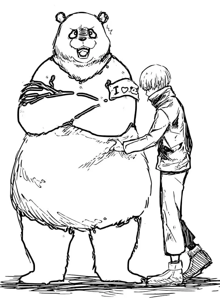 Toge Inumaki Coloring Pages 18