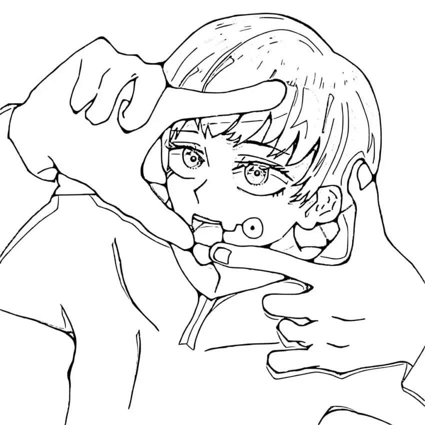 Toge Inumaki Coloring Pages 22