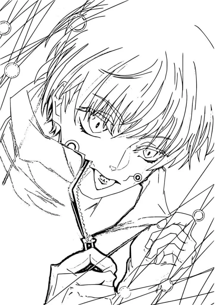 Toge Inumaki Coloring Pages 24