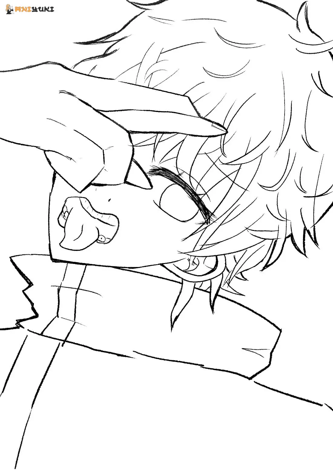 Toge Inumaki Coloring Pages 6