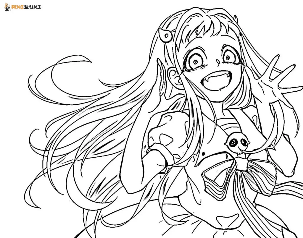 Toilet Bound Hanako Kun Coloring Pages 25