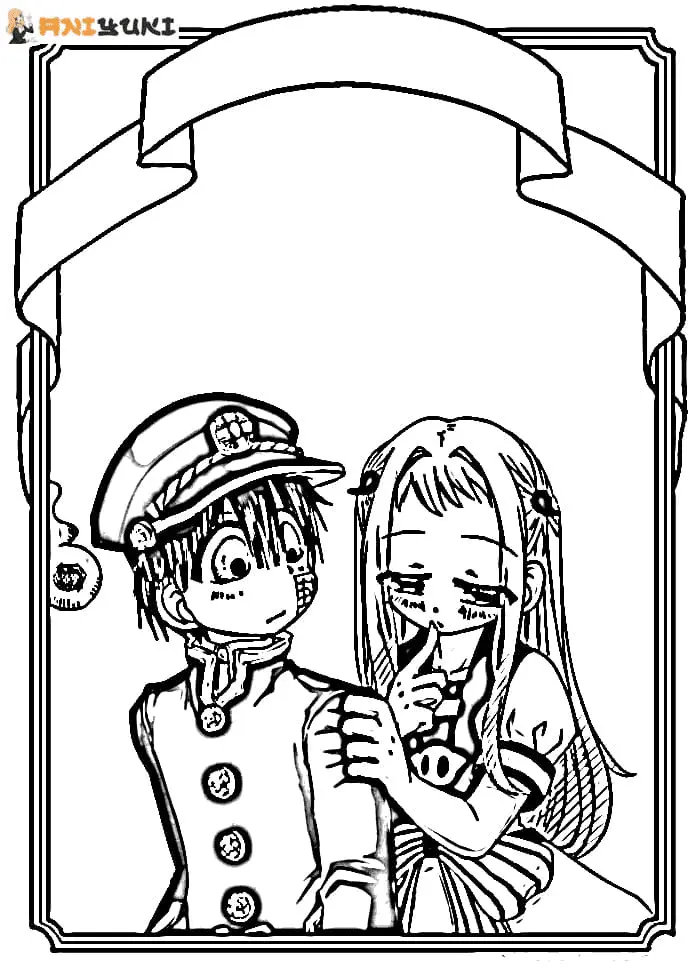 Toilet Bound Hanako Kun Coloring Pages 46