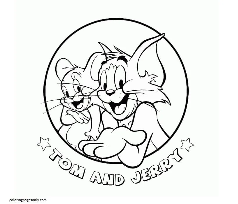 Tom Y Jerry Para Colorear 2