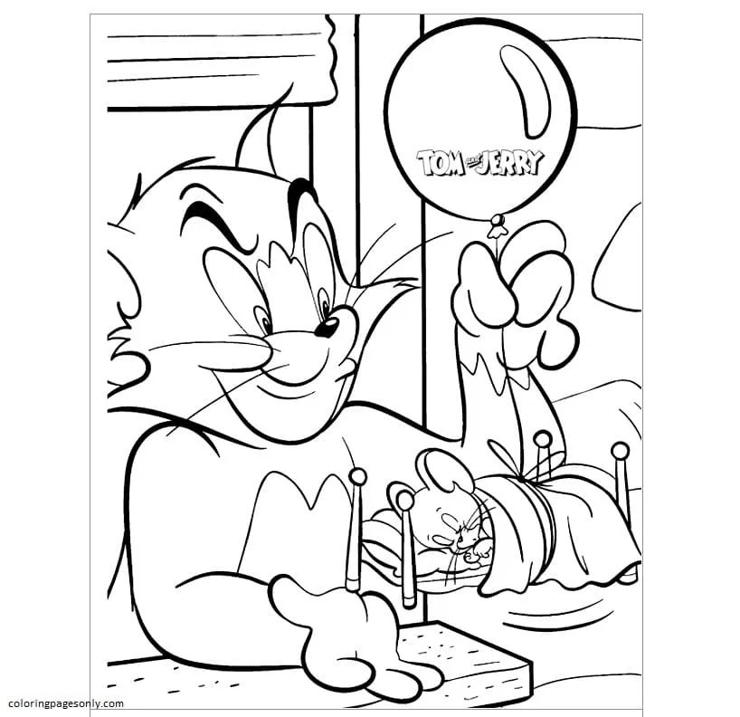 Tom Y Jerry Para Colorear 47