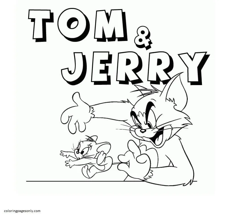 Tom And Jerry Coloring Pages 50
