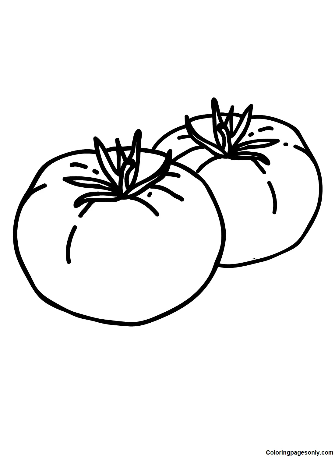 Tomato Coloring Pages 11