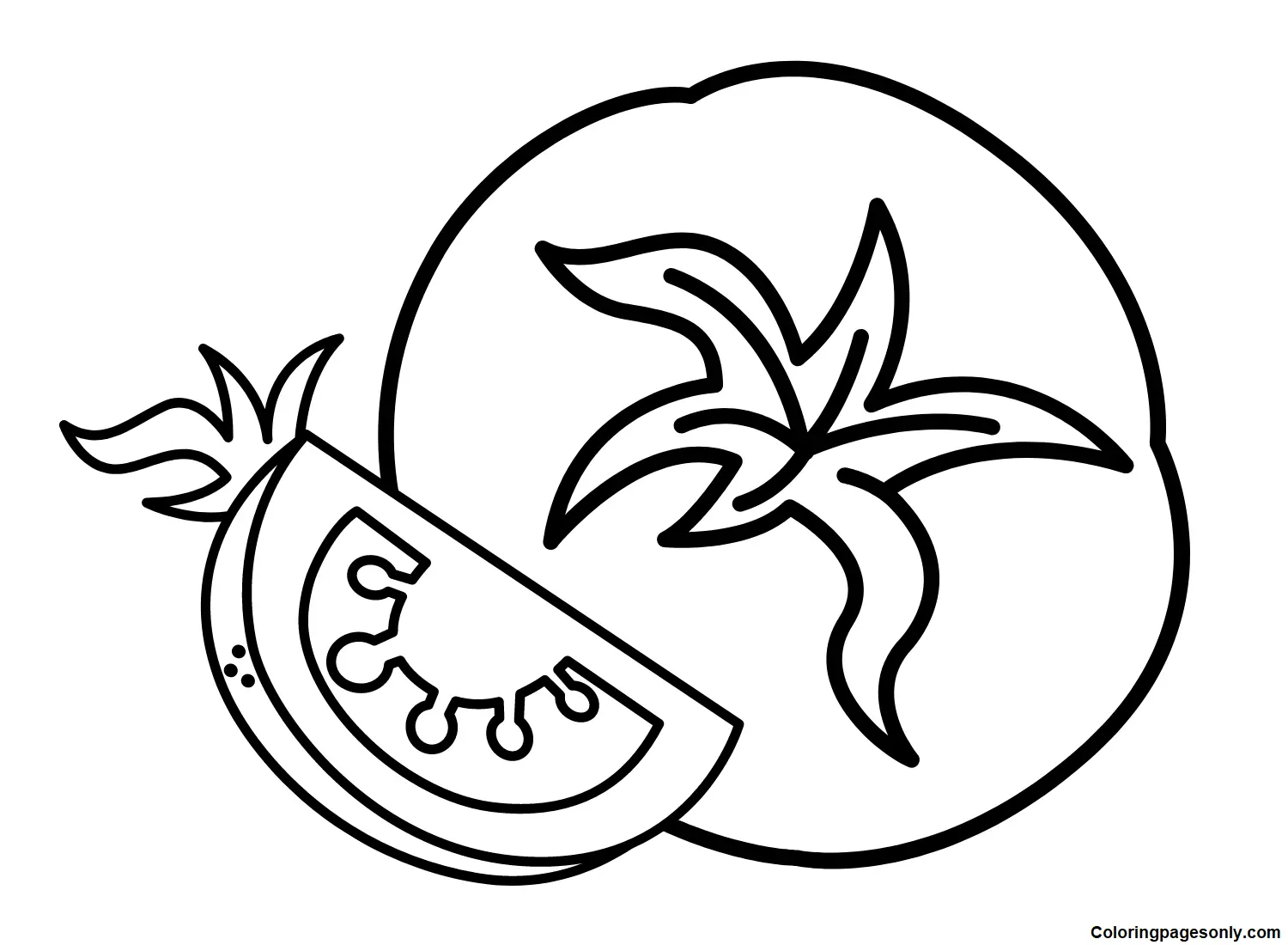 Tomato Coloring Pages 20