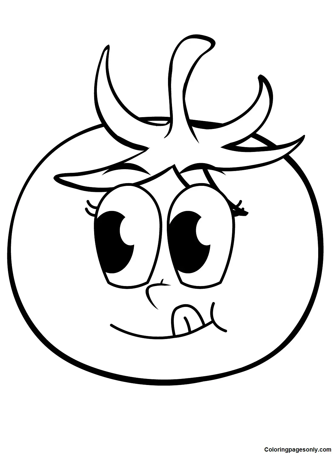 Tomato Coloring Pages 25