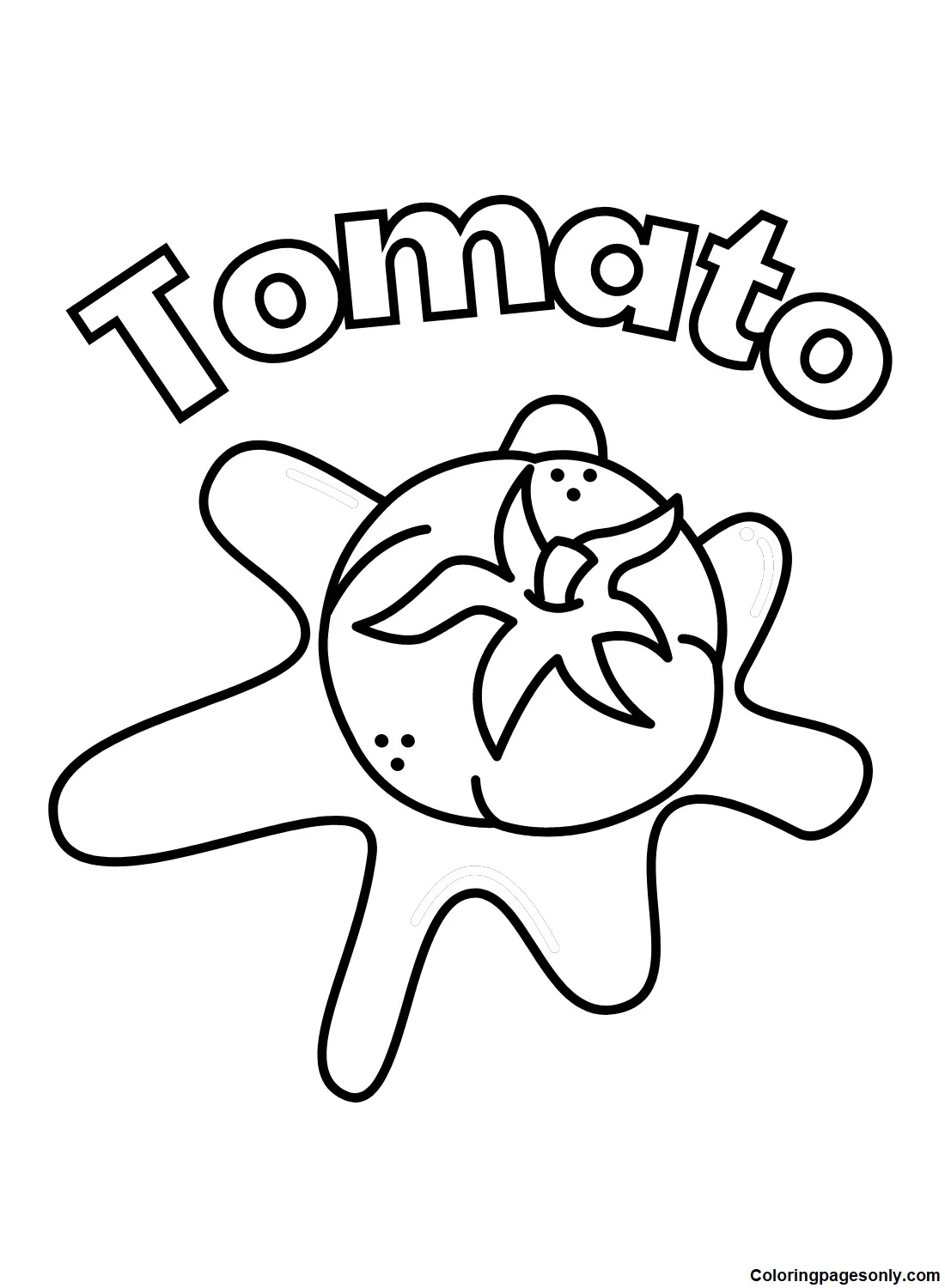 Tomato Coloring Pages 28