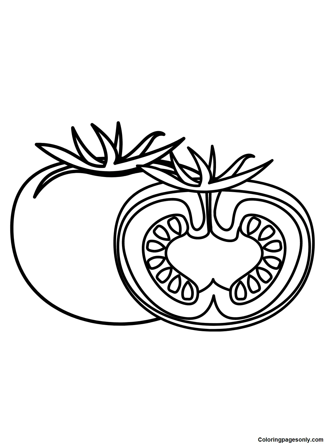 Tomato Coloring Pages 30