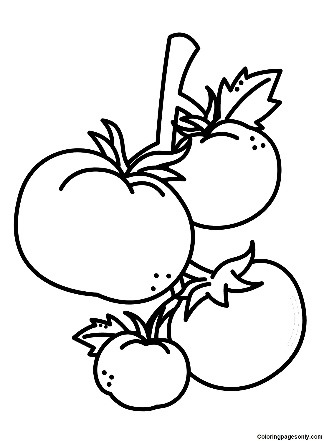 Tomaten Ausmalbilder 37