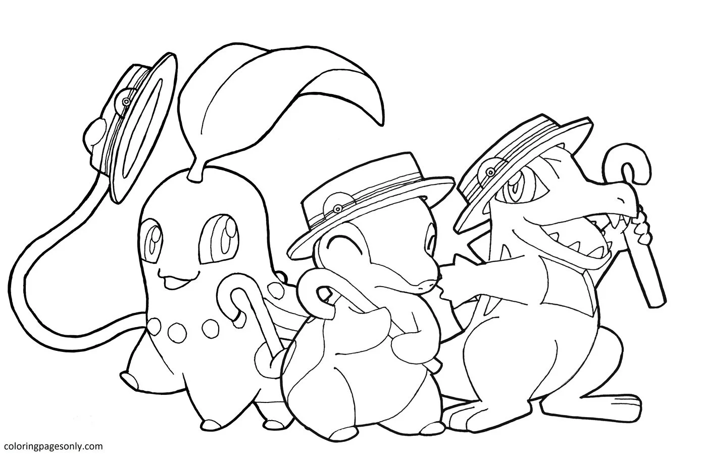 Totodile Ausmalbilder 6