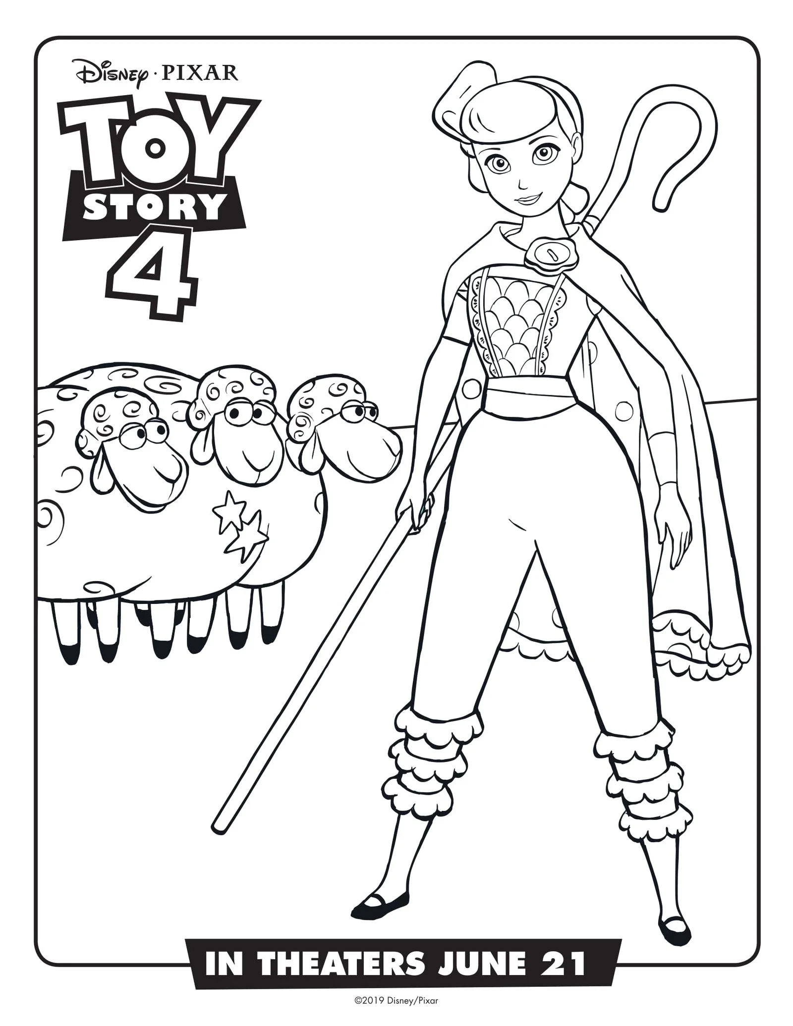 Toy Story 4 Coloring Pages 1