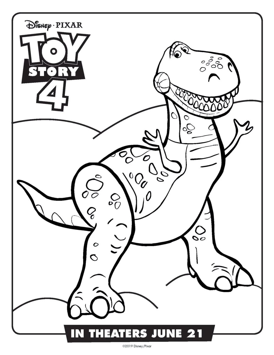 Toy Story 4 Coloring Pages 10
