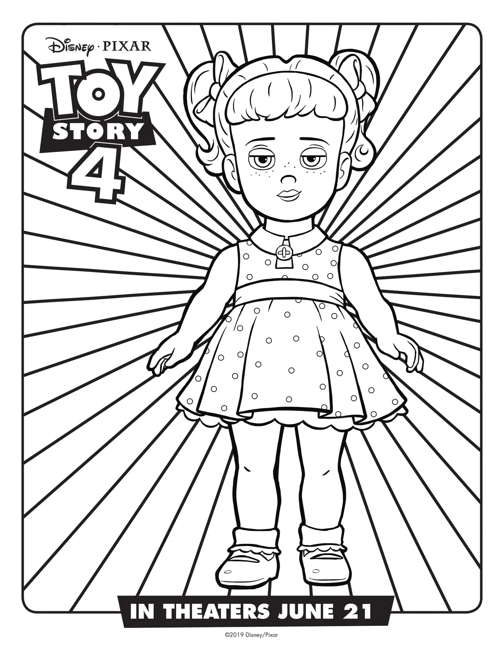Toy Story 4 Coloring Pages 17
