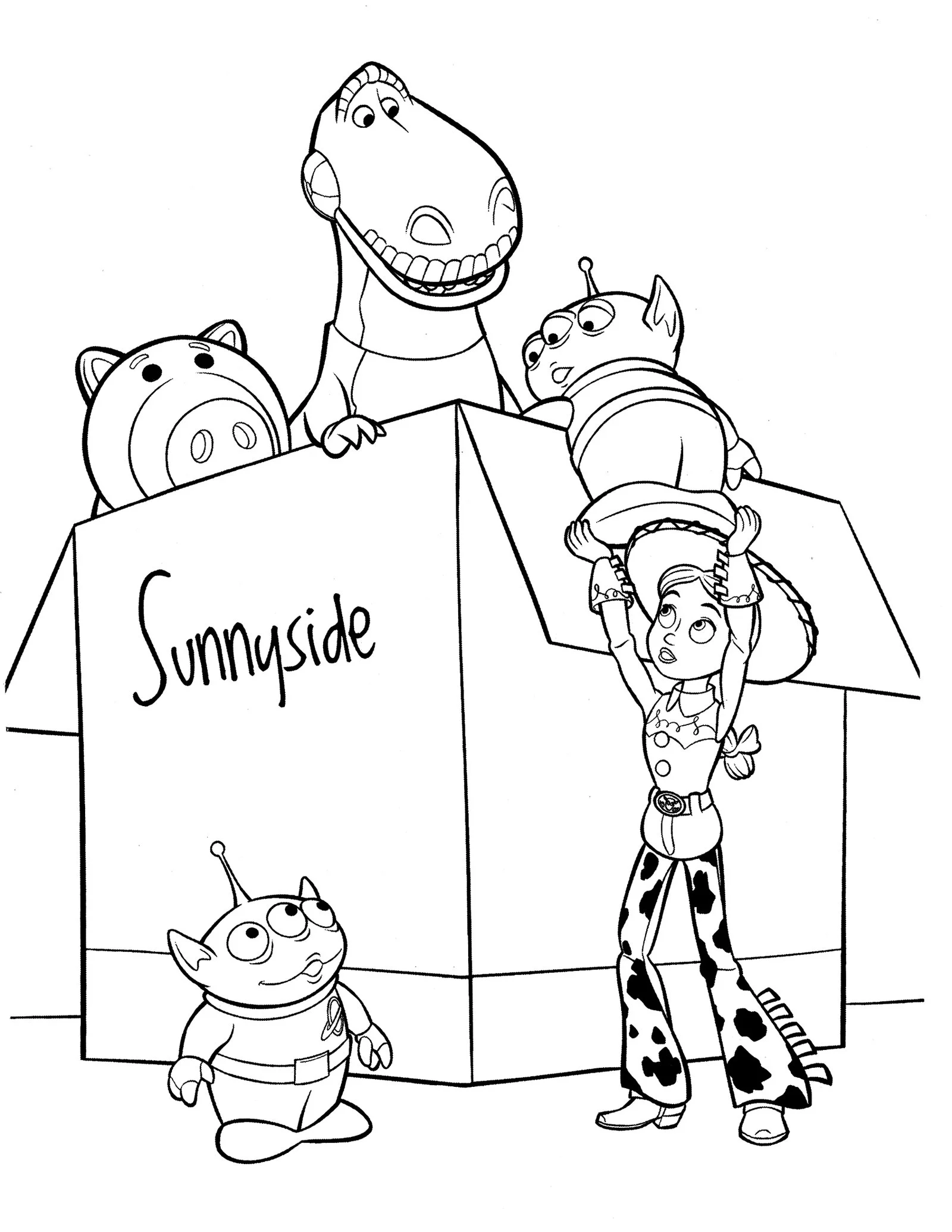 Toy Story 4 Coloring Pages 22