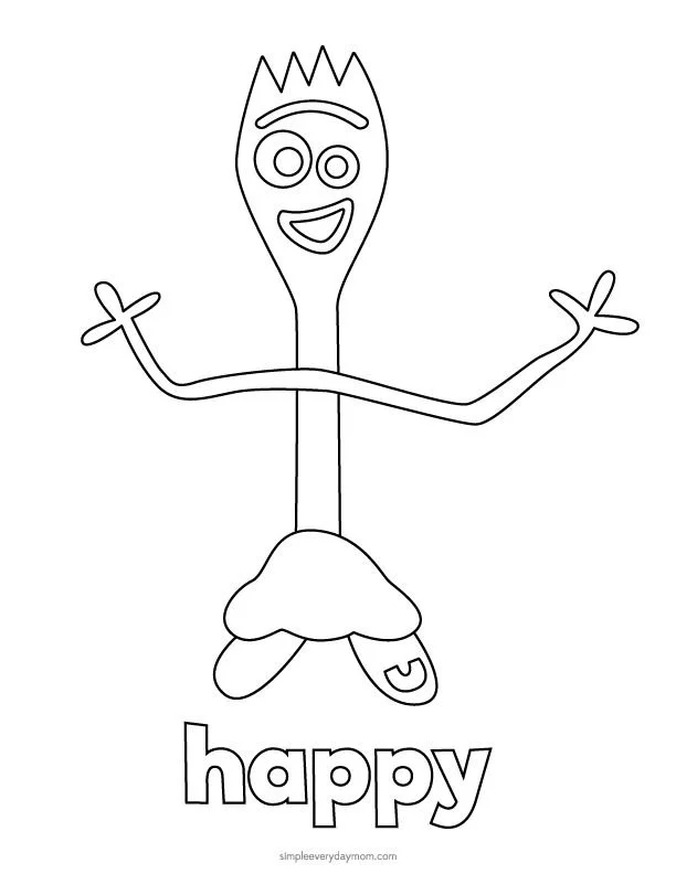 Toy Story 4 Coloring Pages 29