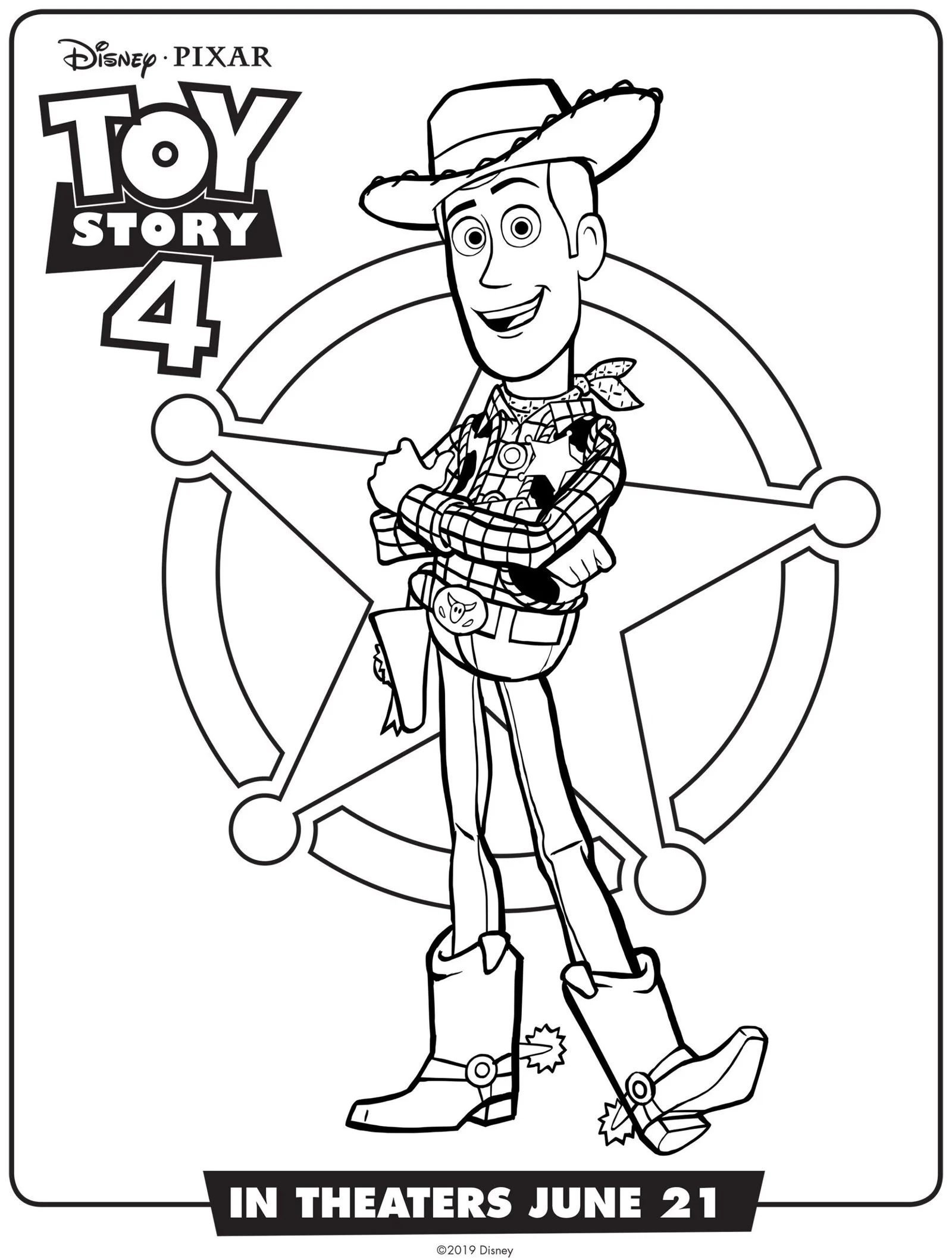 Toy Story 4 Coloring Pages 3