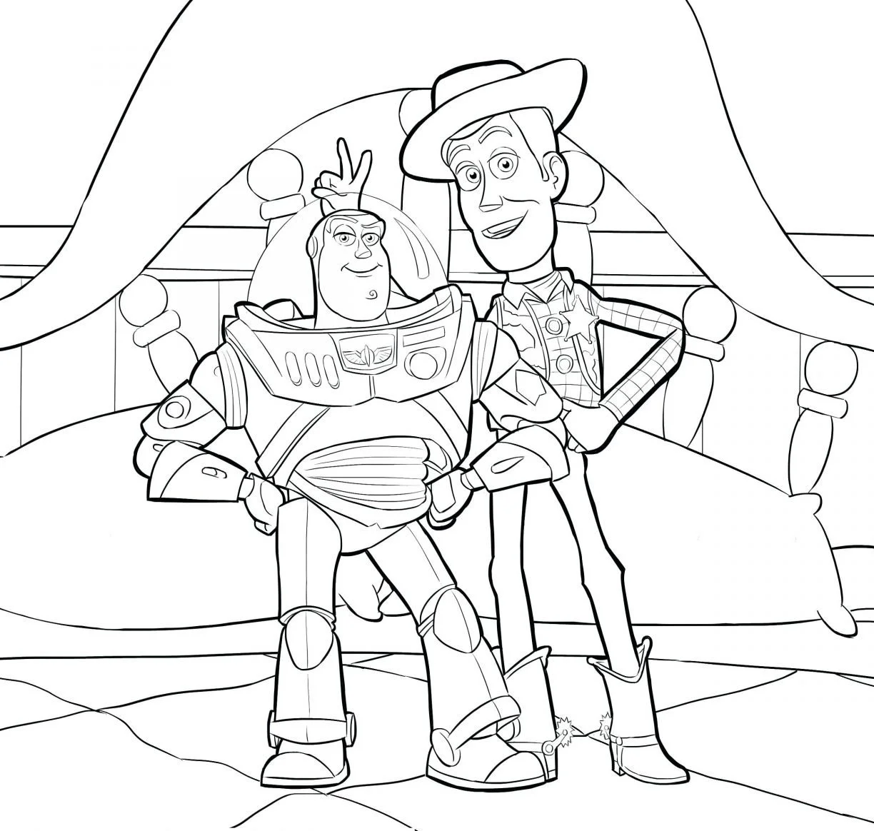 Toy Story 4 Coloring Pages 34