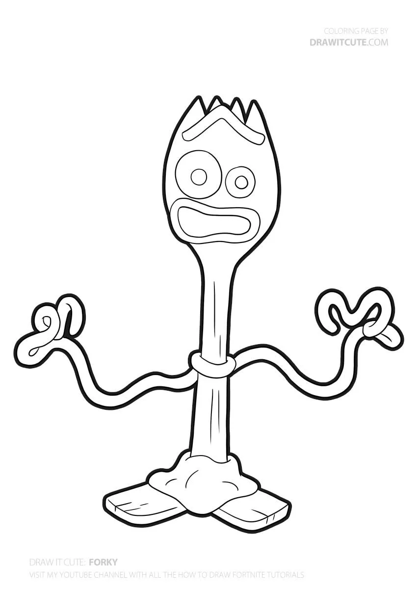 Toy Story 4 Coloring Pages 36