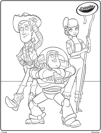 Toy Story 4 Coloring Pages 4