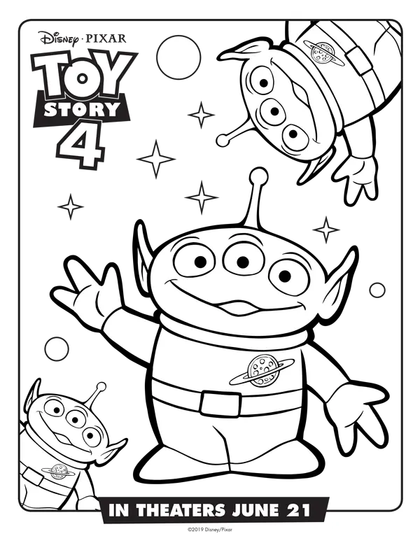 Toy Story 4 Coloring Pages 40