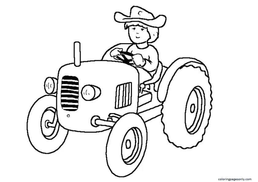 Tractores Para Colorear 13