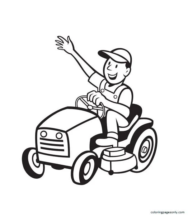 Tractores Para Colorear 19