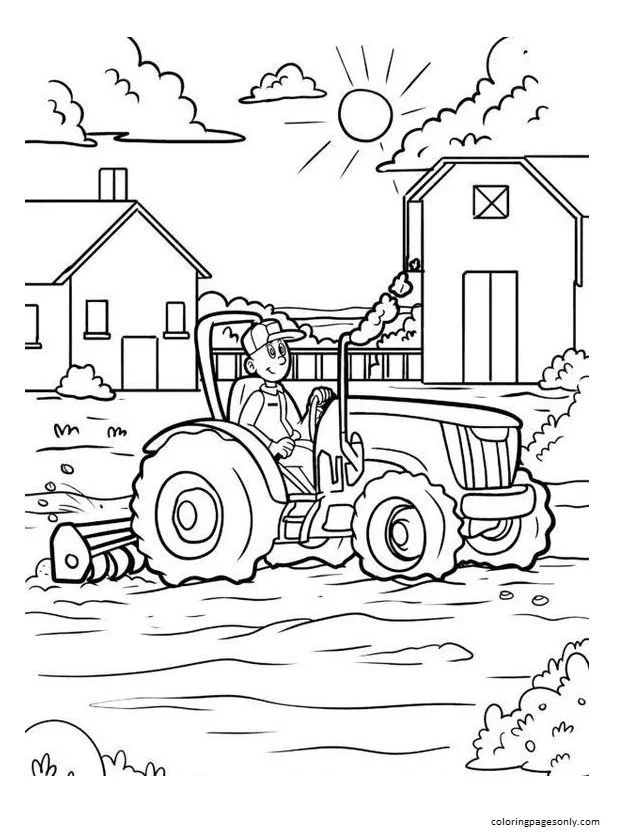 Tractores Para Colorear 26