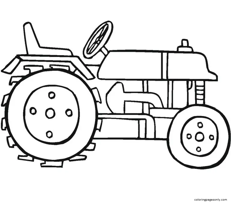 Tractores Para Colorear 7